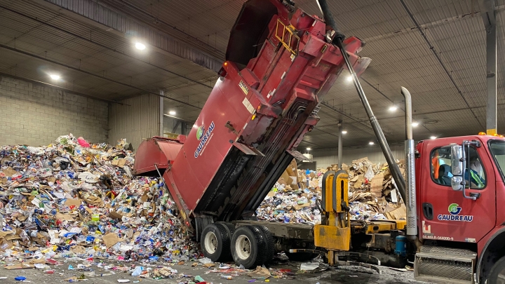 La quantité de déchets à la baisse dans le secteur résidentiel