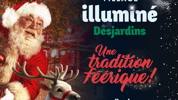 Lancement du village illuminé Desjardins
